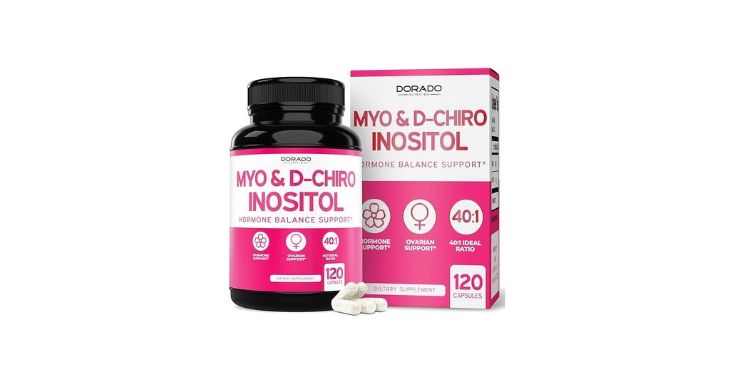 MYO & D-CHIRO INOSITOL 120 CAPS DORADO NUTRITION