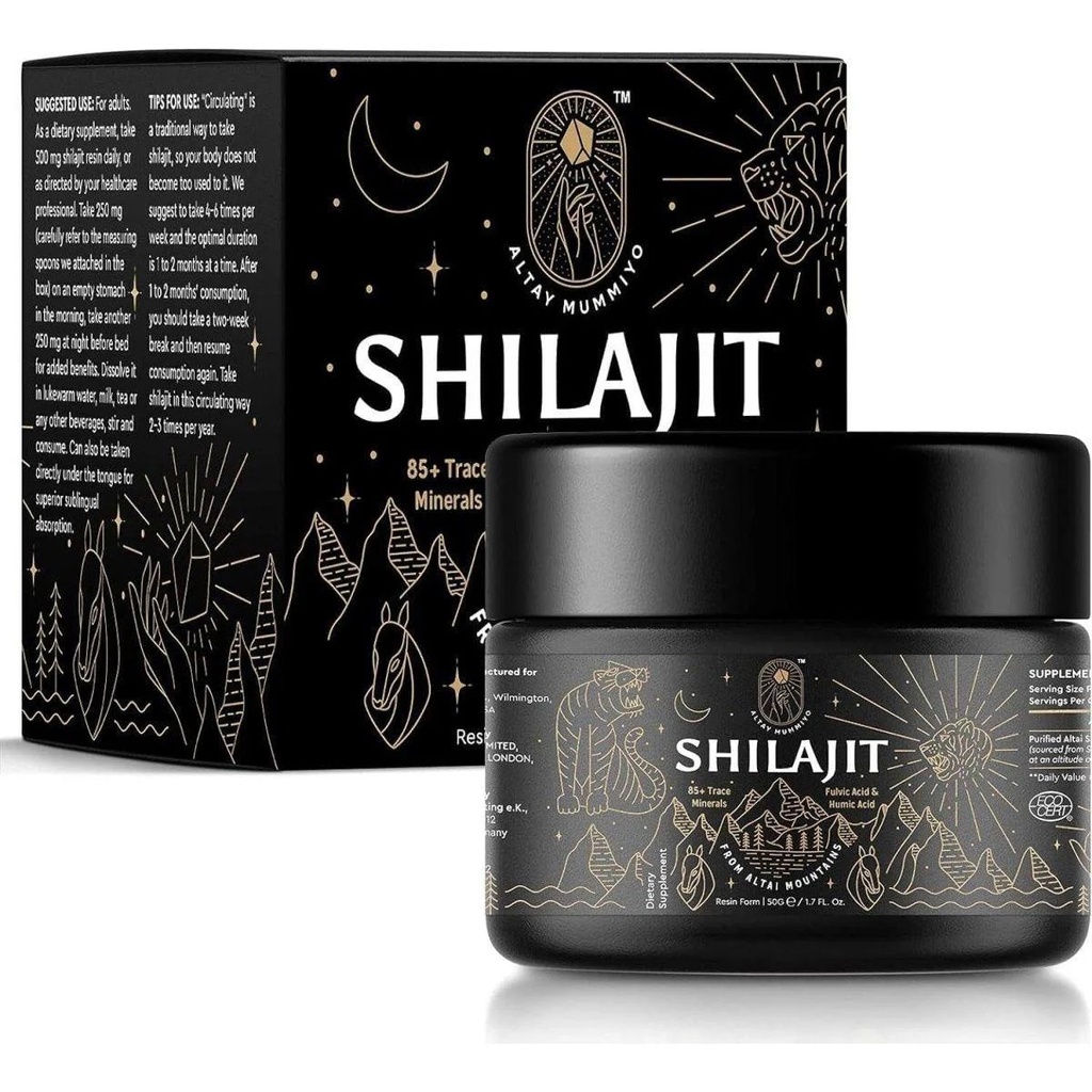 SHILAJIT RESIN FORM 50G ALTAY MUMMIYO
