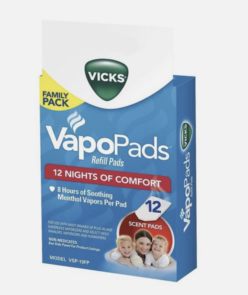 VAPOPADS REFILLS 12 NIGHTS OF COMFORT X 12 SCENT PADS