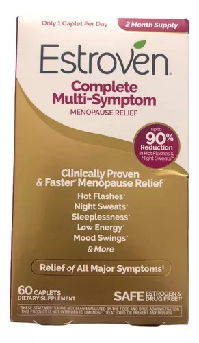 ESTROVEN COMPLETE MULTI-SYMPTOM MENOPAUSE RELIEF 90% REDUCTION X 60 CAPS