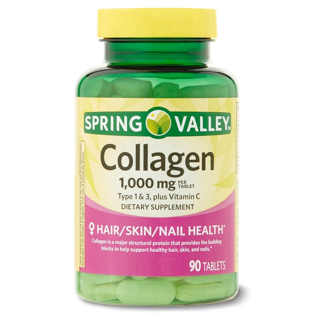 COLLAGEN 1G X 90TABS CAPS SPRING VALLEY