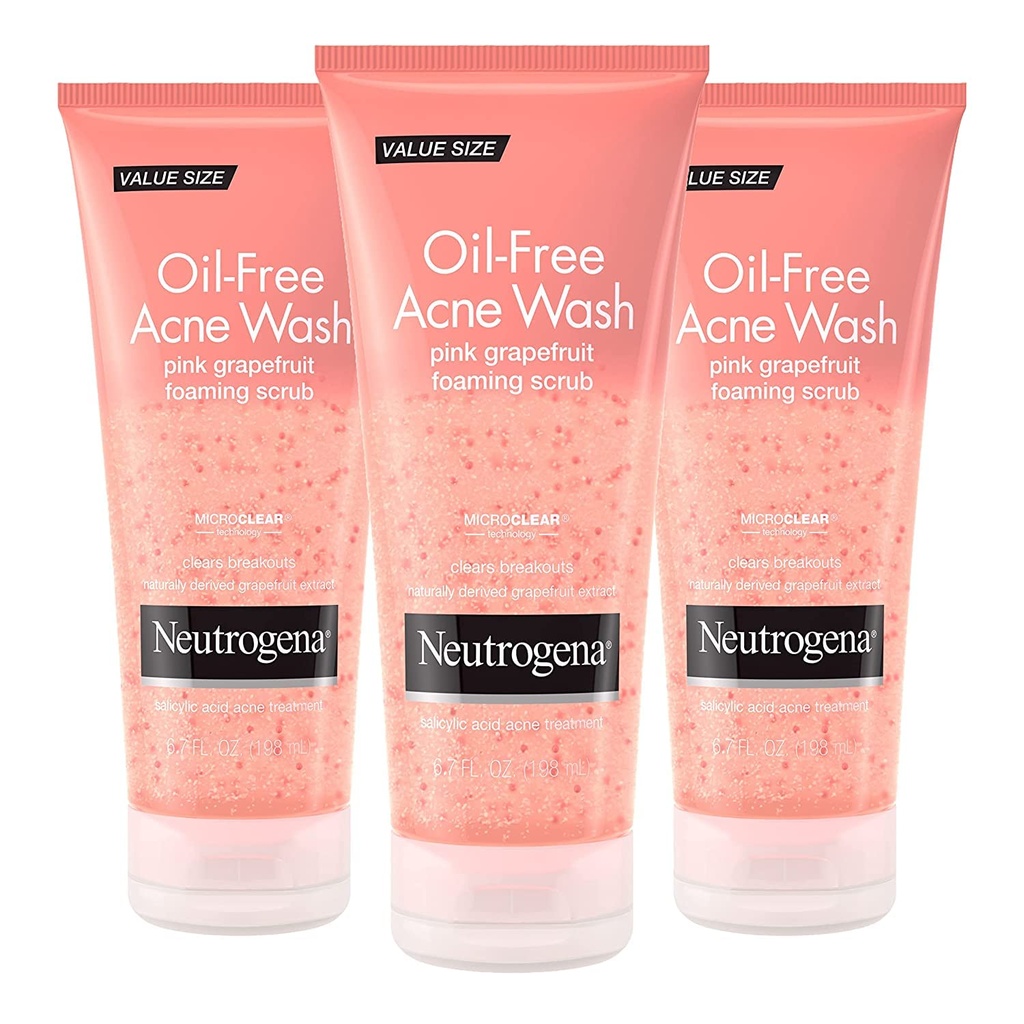 OIL-FREE ACNE WASH SALICYLIC ACID ACNE TREATMENT 198ML NEUTROGENA