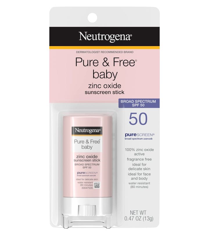 PURE & FREE BABY ZINC OXIDE SUNSCREEN STICK SPF 50 13G