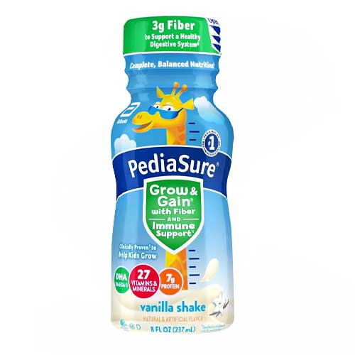 PEDIASURE DE VAINILLA GROW AND GAIN + 3G FIBER 237ML