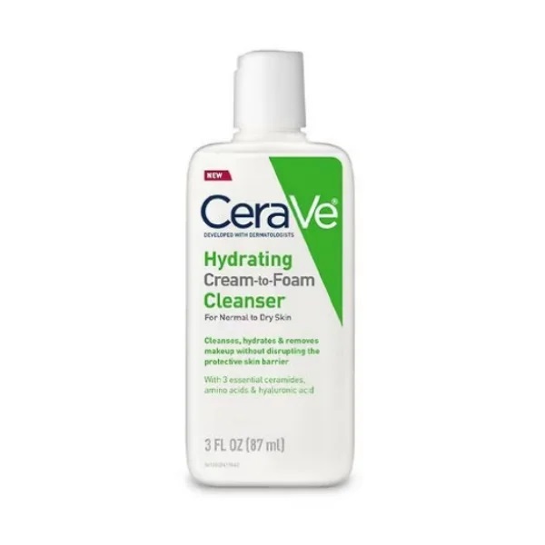 CERAVE HYDRATING CREAM TO FOAM LIMPIADOR 87ML