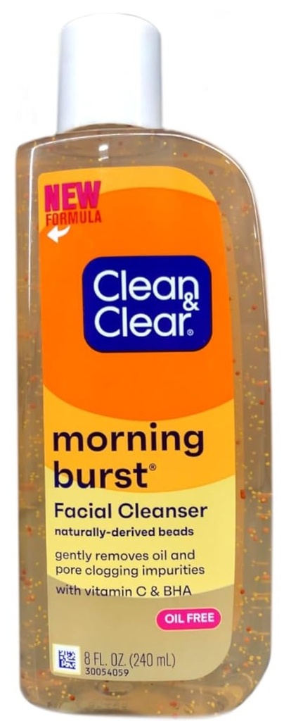CLEAN & CLEAR MORNING BURST FACIAL CLEANSER 240ML