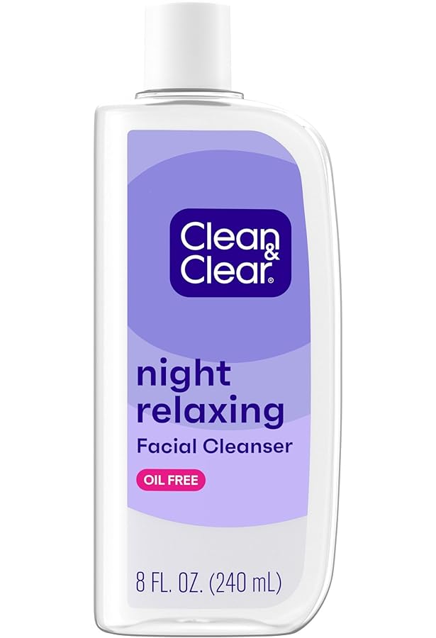 CLEAN & CLEAR  NIGHT RELAXING FACIAL CLEANSER 240ML