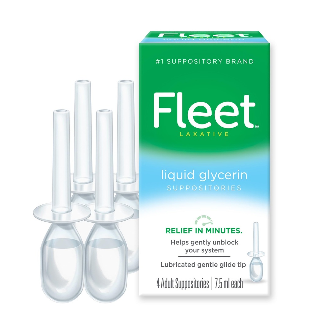 FLEET LAXATIVE LIQUID GLYCERIN SUPOSITORIOS 7.5ML UNIDAD