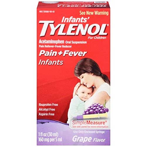 TYLENOL INFANT PAIN + FEVER GRAPE FLAVOR GOTAS 30ML
