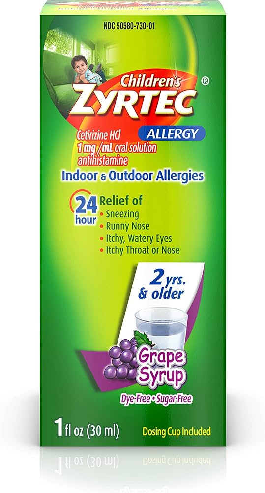 ZYRTEC CHILDRENS 24H 1MG 118ML