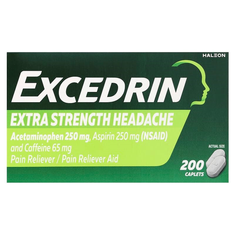 EXCEDRIN EXTRA STRENGTH HEADACHE X 200 CAPLETS