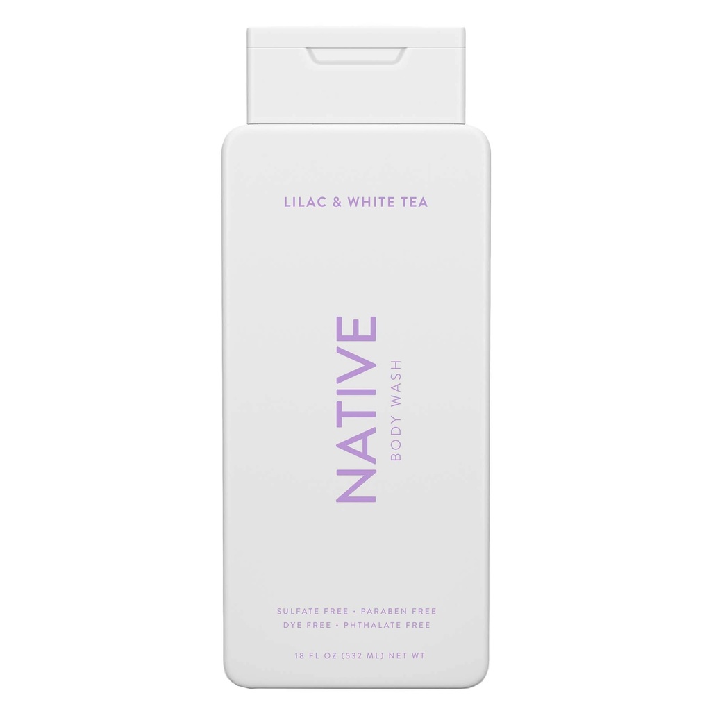 NATIVE LILAC & WHITE TEA BODY WASH 532ML