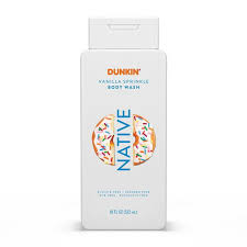 NATIVE DUNKIN VANILLA SPRINKLE BODY WASH 532ML