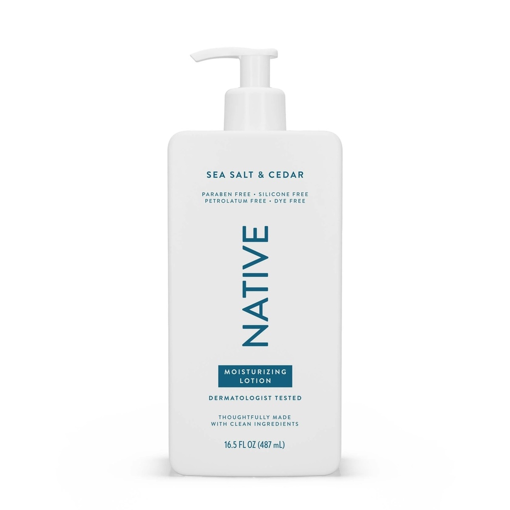 NATIVE SEA & CEDAR MOISTURIZING LOTION 487ML