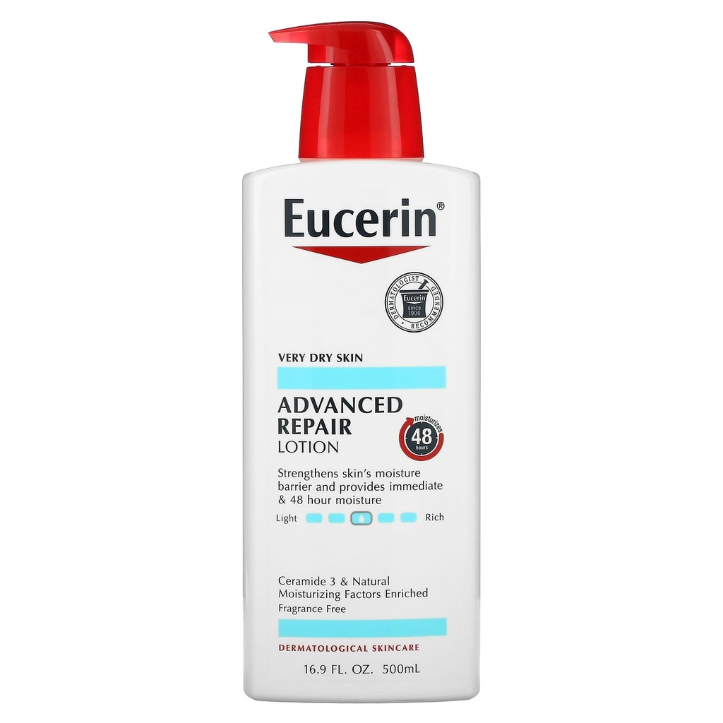 EUCERIN ADVANCED REPAIR LOTION VERY DRY SKIN 500ML