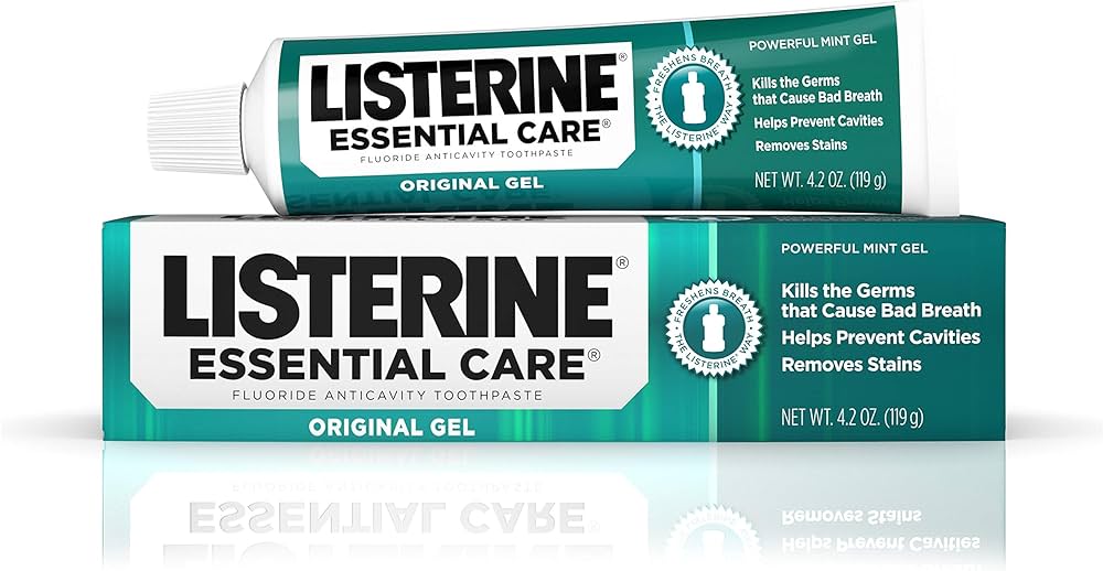 LISTERINE ESSENTIAL CARE ORIGINAL GEL DENTAL 119G