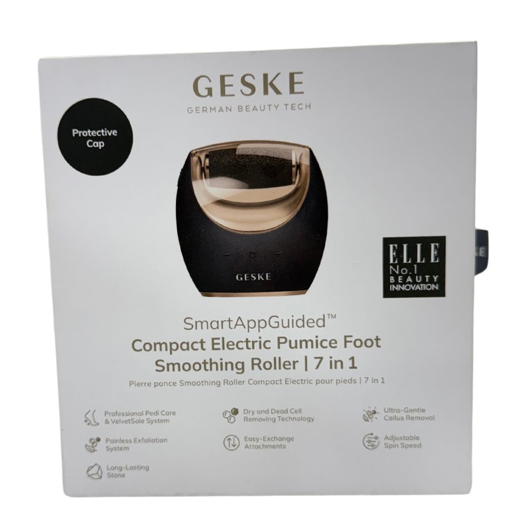 GESKE COMPACT ELECTRIC PUMICE FOOT SMOOTHING ROLLER 7 IN 1