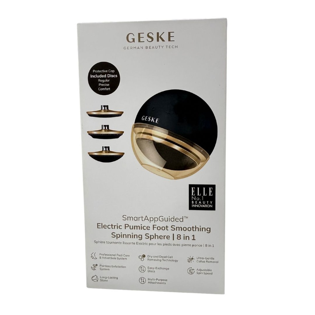 GESKE ELECTRIC PUMICE FOOT SMOOTHING SPINNING SPHERE 8 IN 1