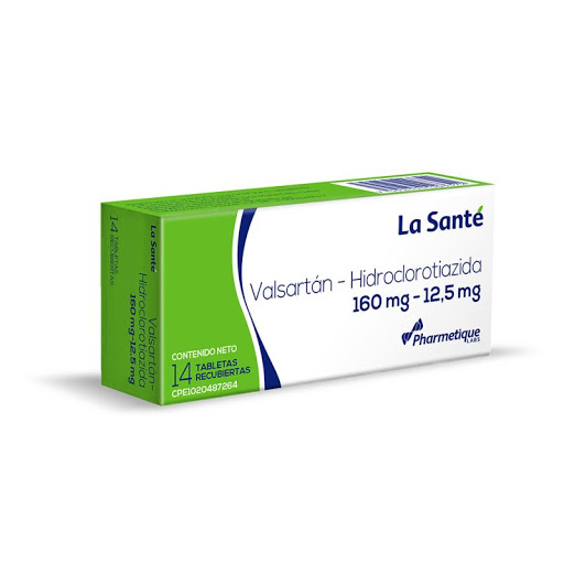 VALSARTAN 160/12,5MG X 14 TAB LA SANTE