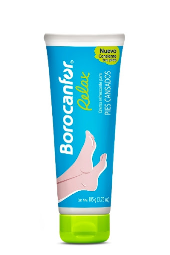 BOROCANFOR RELAX CREMA REFRESCANTE PARA PIES CANSADOS 105G