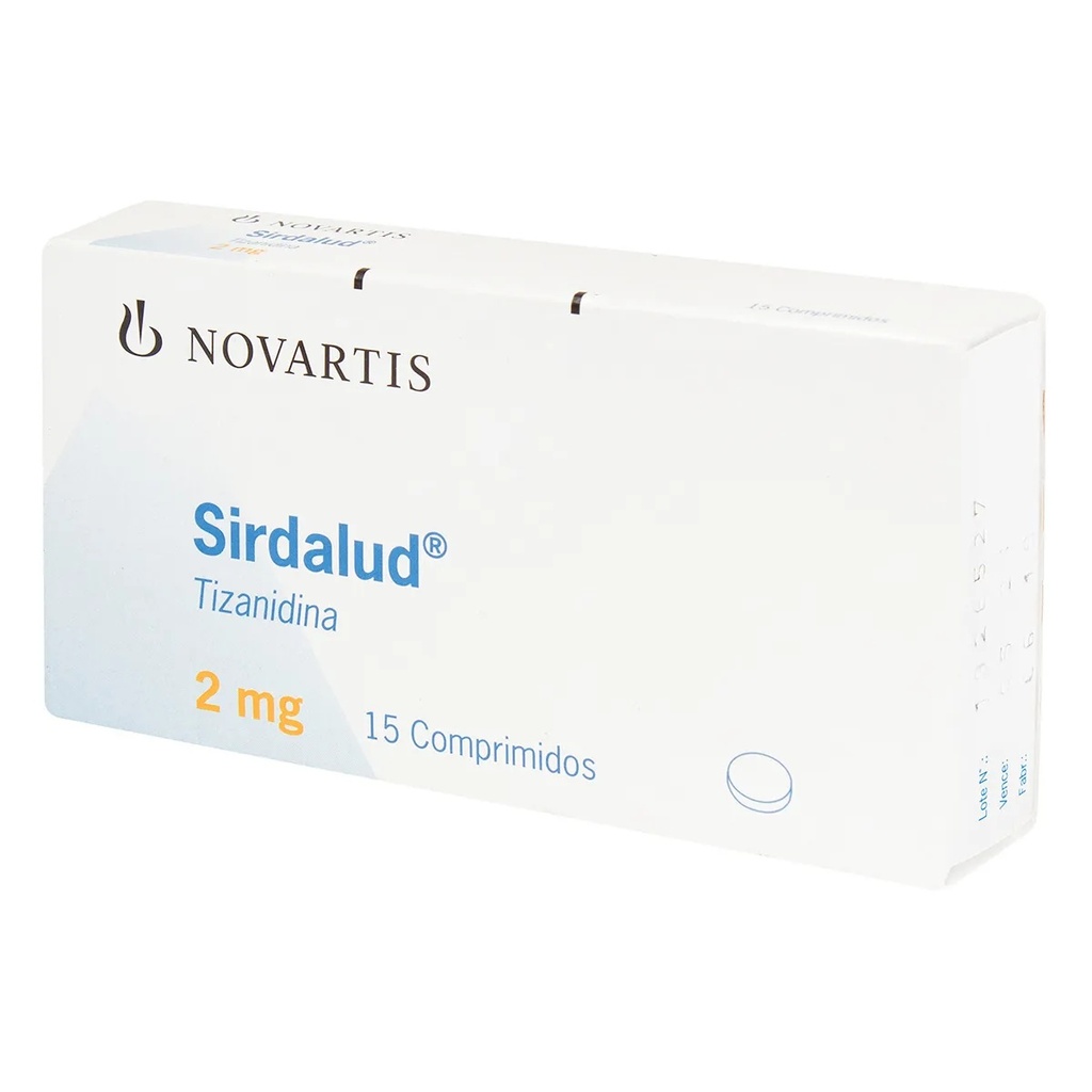 SIRDALUD 2MG X 15COMP NOVARTIS