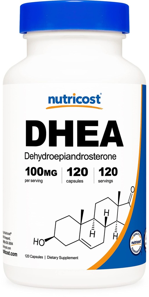 DHEA 100MG X 120 CAPS NUTRICOST