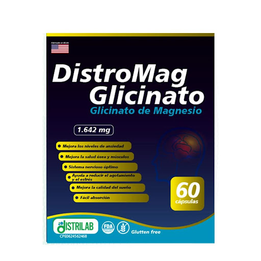 DISTROMAG GLICINATO 1642MG X 60CAPS  DISTRILAB