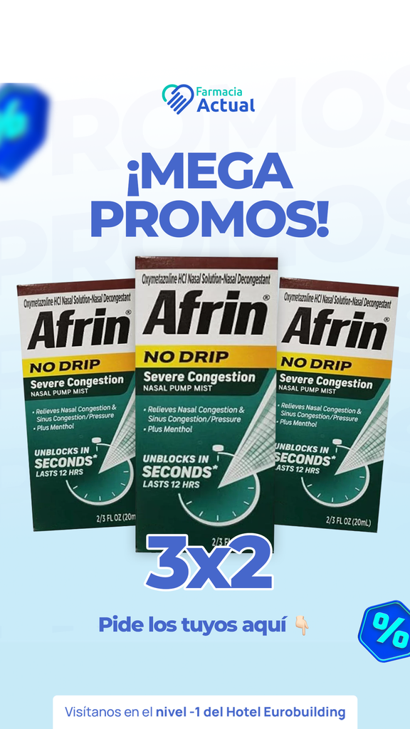 AFRIN NO DRIP 20ml OFERTA 3X2