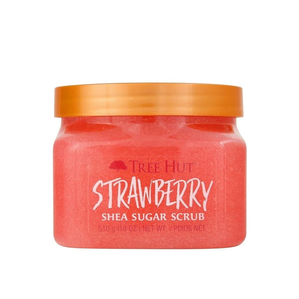 TREE HUT STRAWBERRY SHEA SUGAR SCRUB 510G