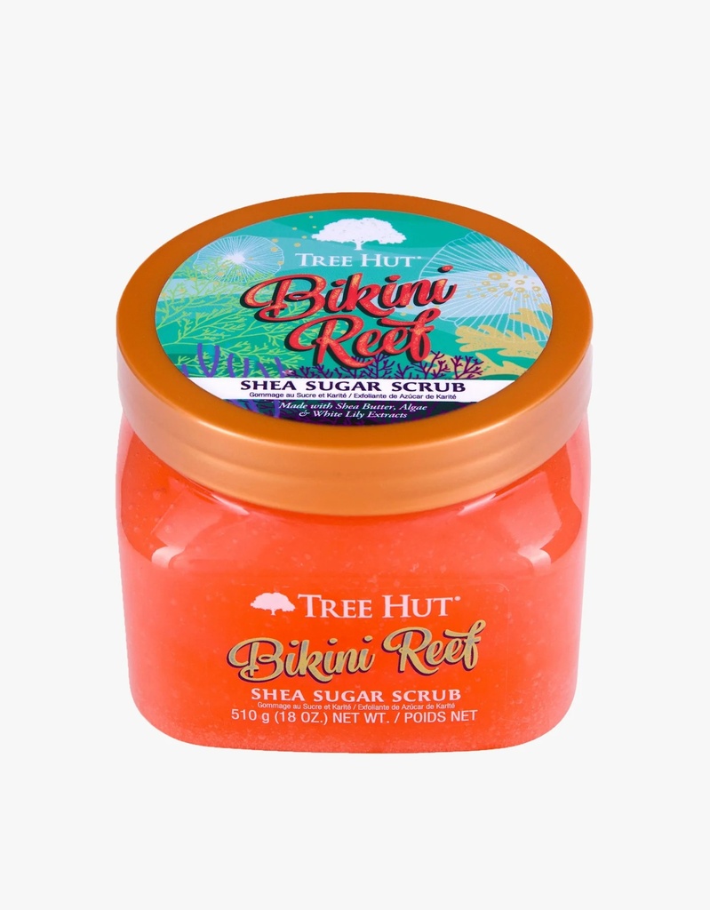 TREE HUT BIKINI REEF SHEA SUGAR SCRUB 510G