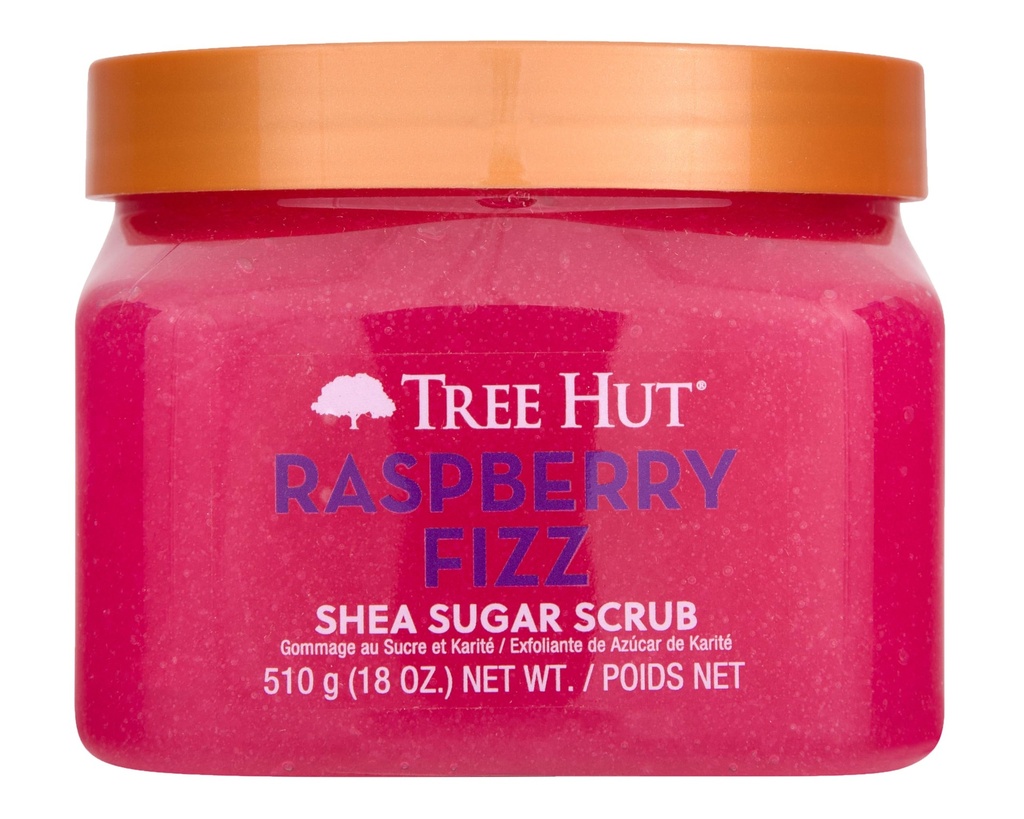 THREE HUT RASPBERRY FIZZ SHEA SUGAR SCRUB 510G