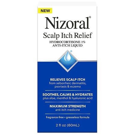 NIZORAL SCALP ITCH RELIEF SHAMPOO 60ML