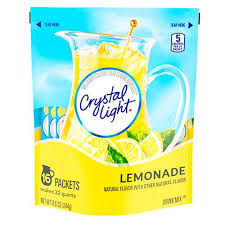BEBIDA CRYSTAL LIGHT LEMONADE FLAVOR 16 PACKETS 244 GR
