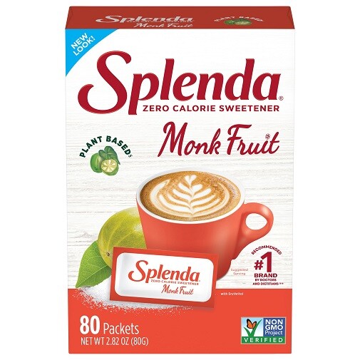 EDULCORANTE SPLENDA MONK FRUIT 80 GR