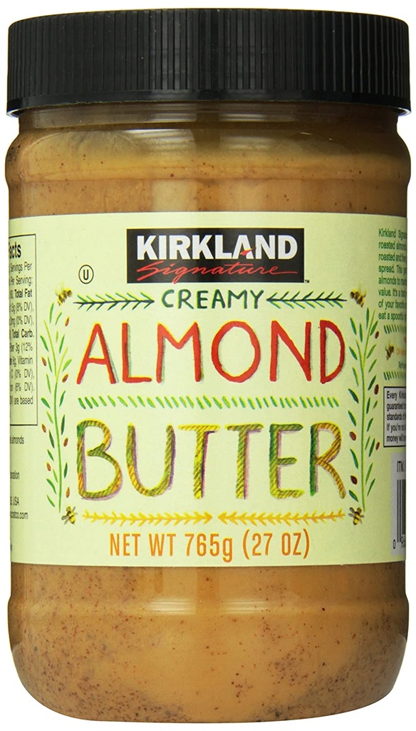 MANTEQUILLA DE ALMENDRA KIRKLAND CREAMY ALMOND BUTTER 765 GR 27 OZ