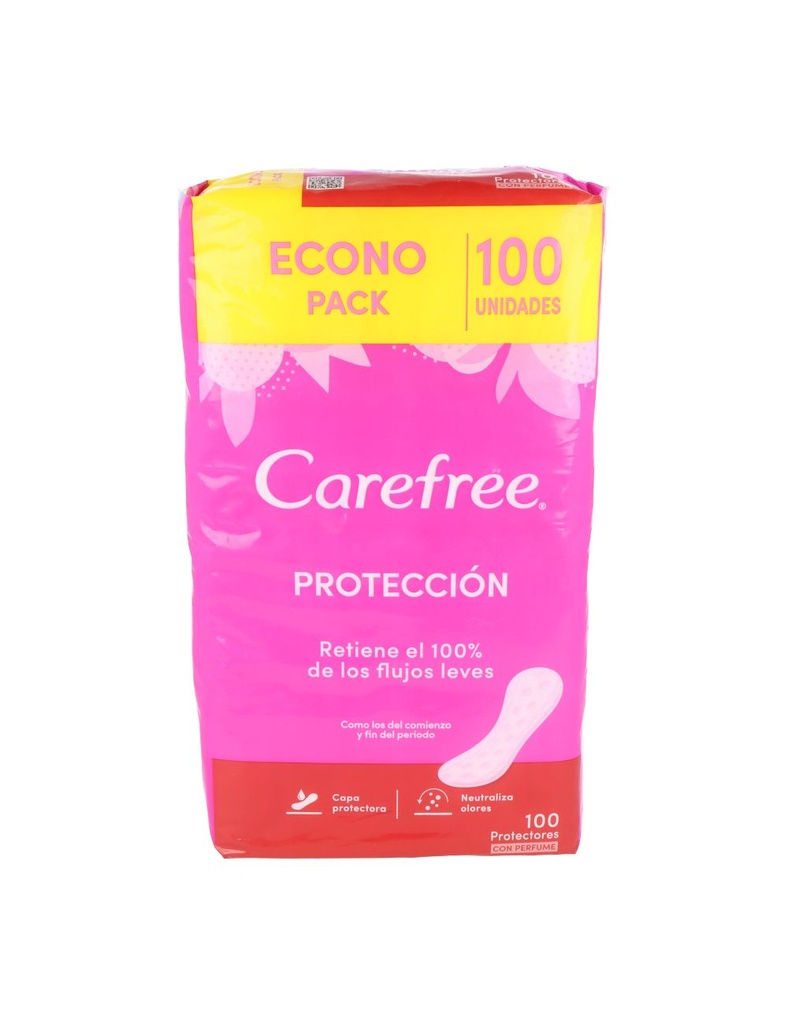 PROTECTORES DIARIOS CAREFREE CON PERFUME 100 UN