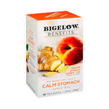 TE BIGELOW BENEFITS GINGER & PEACH HERBAL 40 GR