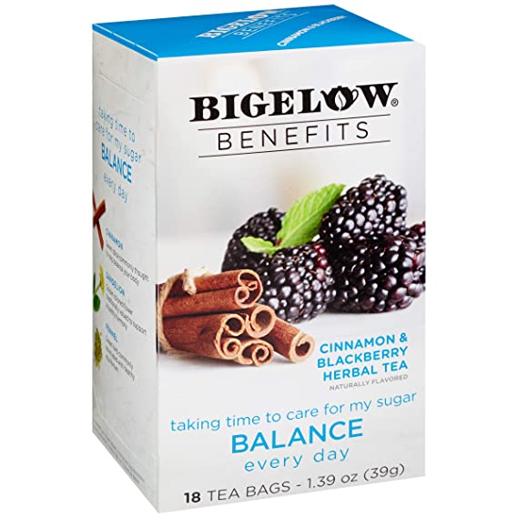 TE BIGELOW CINNAMON & BLACKBERRY 18 TEA BAGS 39 GR