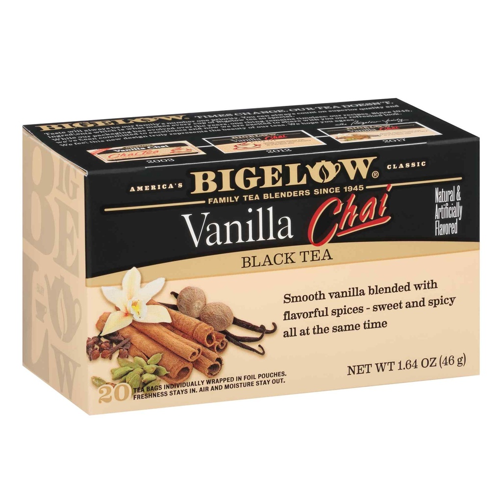 TE BIGELOW NEGRO DE VAINILLA CHAITE 46 GR