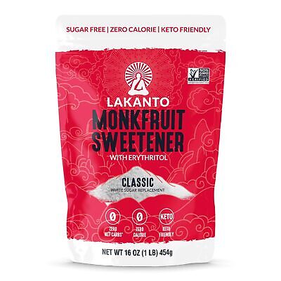 EDULCORANTE LAKANTO MONKFRUIT CLASSIC 454 GR