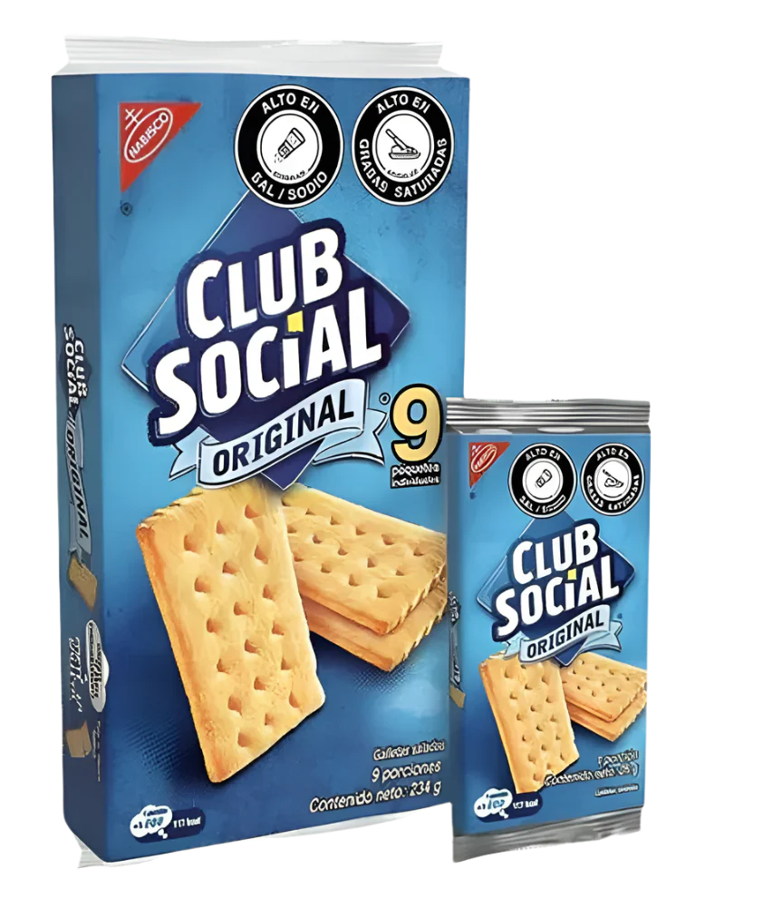 GALLETA NABISCO CLUB SOCIAL NUEVA IMAGEN 156 GR 9 UNIDADES