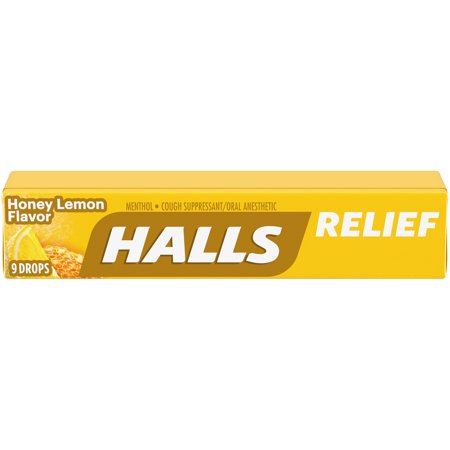 CARAMELOS HALLS HONEY LEMON FLAVOR 28 GR