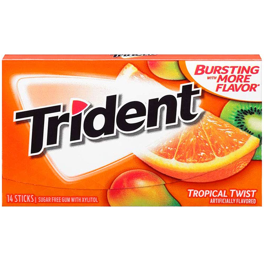TRIDENT TROPICAL TWIST 14 STICKS