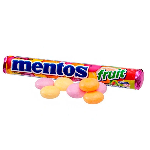 CARAMELOS MENTOS MASTICABLE FRUTAS 29.5 GR