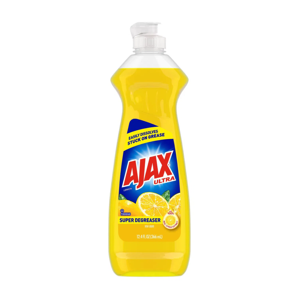 LAVAPLATOS AJAX ULTRA LEMON 366 ML CAJA DE 20UN
