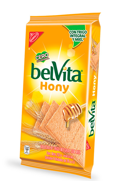 GALLETA NABISCO BELVITA HONEY BRANT 28 GR UNIDAD