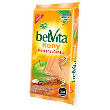 GALLETA NABISCO BELVITA HONEY MANZANA Y CANELA 28 GR UNIDAD