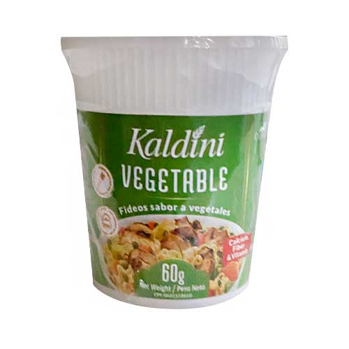 FIDEOS KALDINI SABOR A VEGETALES 60 GR