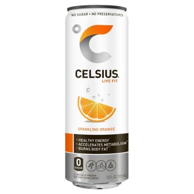 AGUA CELSIUS SPARKLING ORANGE 355 ML