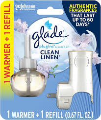 AROMATIZANTE GLADE CLEAN LINEN 1 WARMER 1 REFILL 19.8 ML